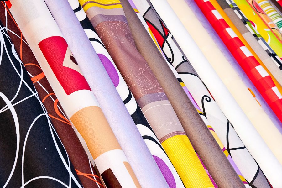 curtain fabric catalogue by Gaurika Fabrics