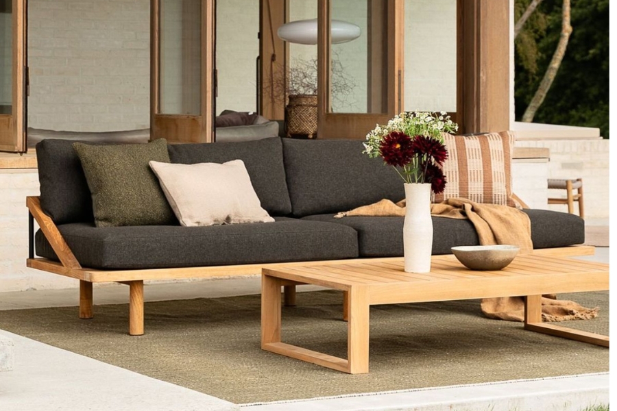 Outdoor fabric for furniture with premium outdoor sofa upholstery by Gaurika Fabrics