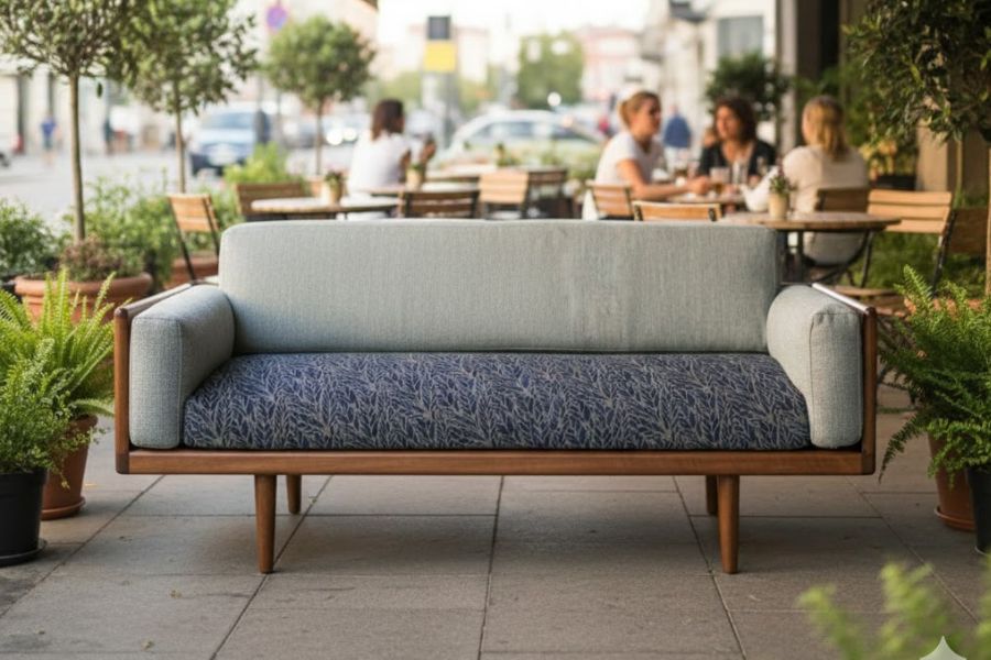 Jacquard fabric sofa upholstery by Gaurika Fabrics – stylish and durable sofa fabric