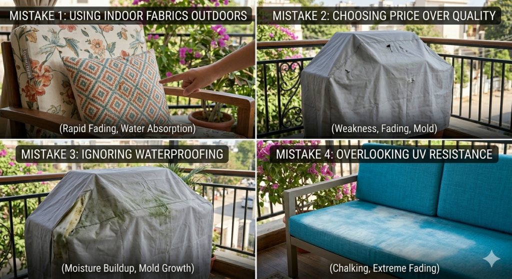 Common Mistakes to Avoid When Choosing Outdoor Fabric