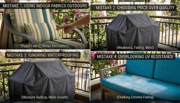 Common Mistakes to Avoid When Choosing Outdoor Fabric