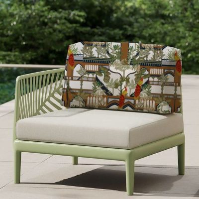 Upholstery printed fabric with Indian design for sofa